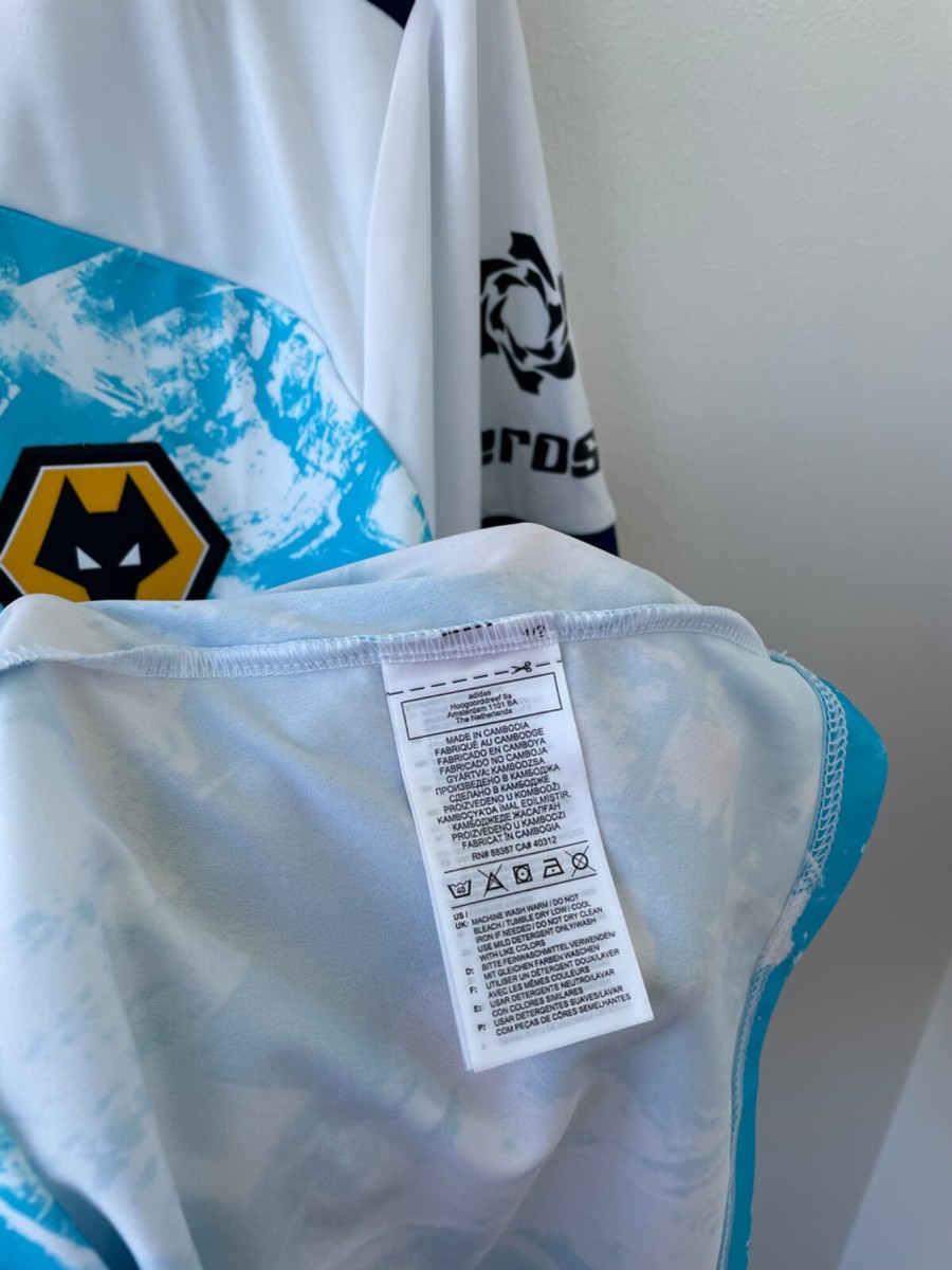 WOLVERHAMPTON WANDERERS 2020/2021 AWAY FOOTBALL SHIRT JERSEY