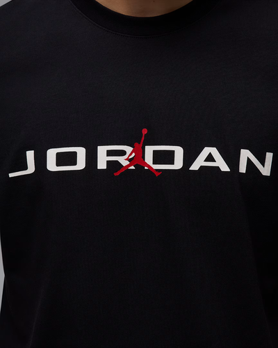 Nike Jordan Air Men's T-shirt IB7353-010 Black/White US Size XS-3XL New - Picture 4 of 7