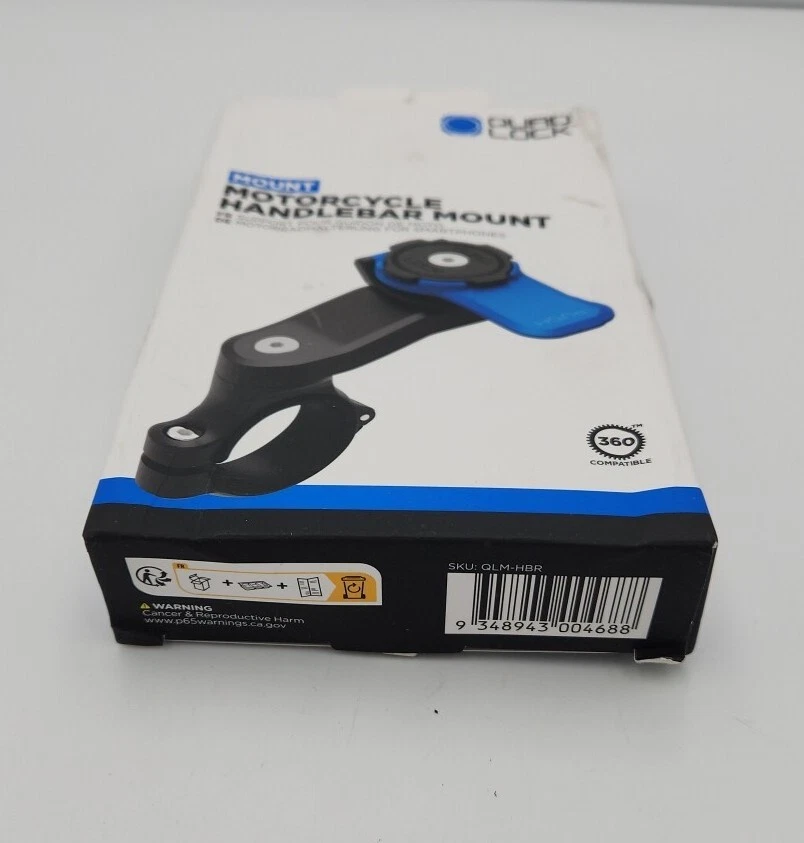 Motorcycle Handlebar Mount Quad Lock  Smartphone QLM-HBR New  - Image 4 of 4