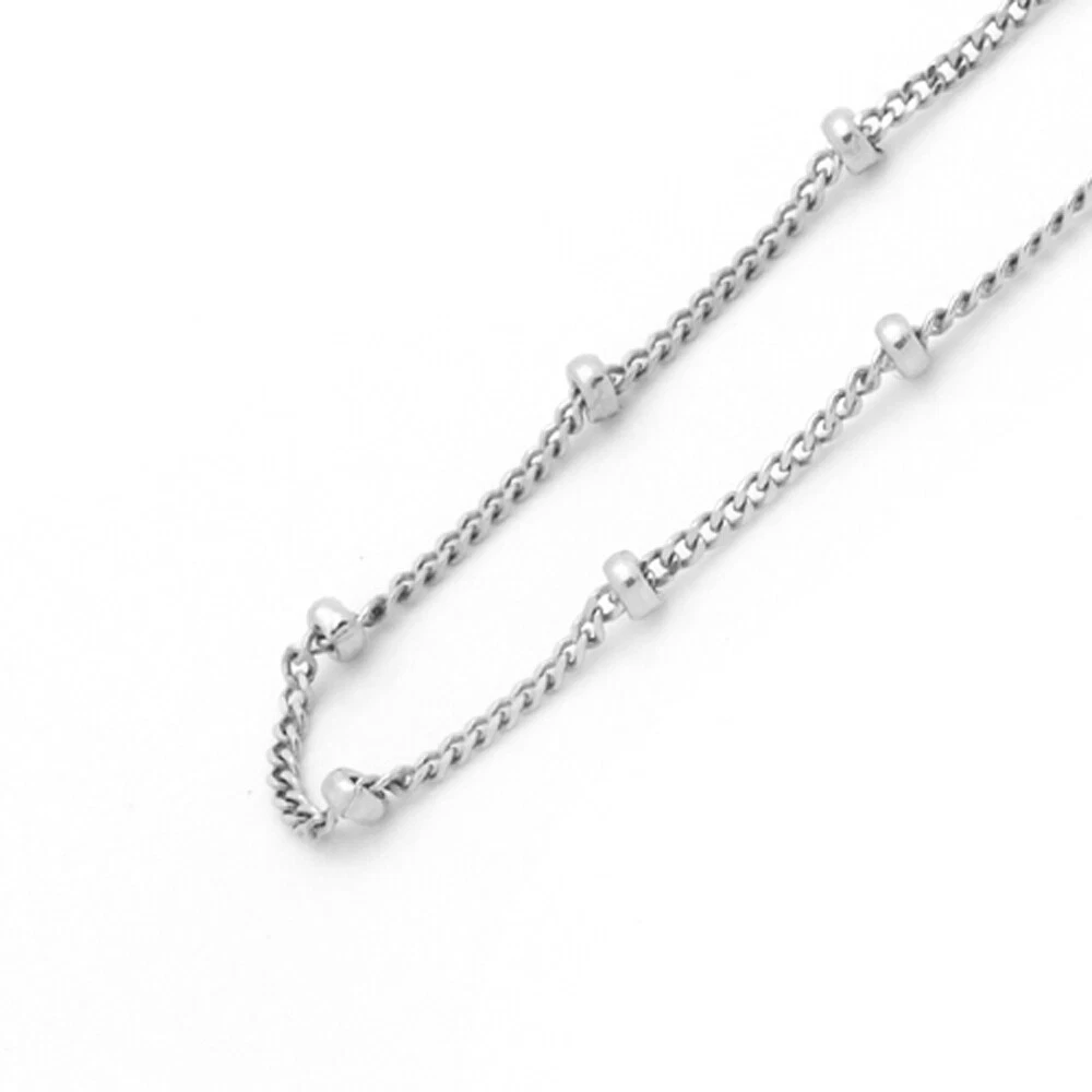 1mm white gold sale chain