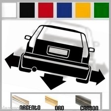 adesivo sticker fiat PUNTO 1 MK1 sporting  tuning down-out dub prespaziato,auto