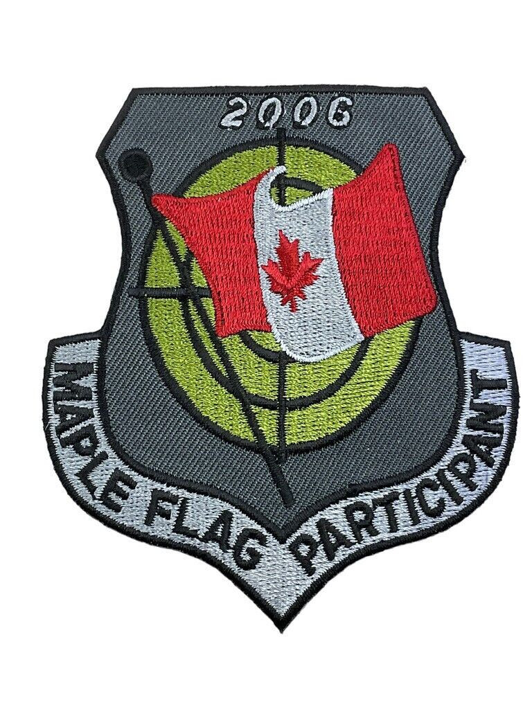 Canadian Forces 2006 Maple Flag Night Squadron Crest Patch