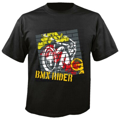 T-Shirt BMX TEAM RIDER FREESTYLE BICYCLE MOTOCROSS BONANZARAD FAHRRAD FREESTYLE