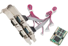 IOCrest SI-MPE15047, 4-Port Serial Mini Pci-E Controller Card