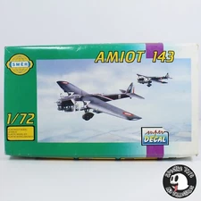 Smer Amiot 143 - 1:72 Airplane Model Kit Art 166 1980s