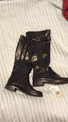 aerosoles black riding boots