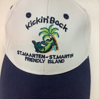 St Maarten St Martin Kickin Back Friendly Island Adj Baseball Hat 