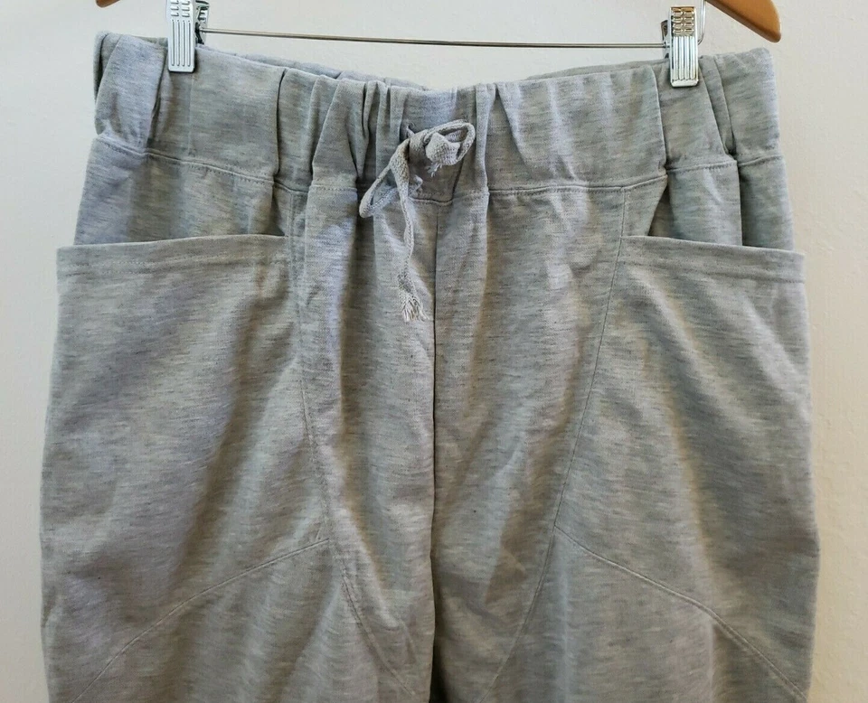 Allegra K Men's Sweat Pants Gray Black Size 36/38 NEW - Image 2 of 4