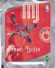 MICHAEL JORDAN 1998 Upper Deck Sticker Collection CHICAGO BULLS NEW 6 CARD PACK
