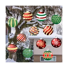 BBTO 12 Pcs Christmas Candy Yard Hanging Ornaments Outdoor 8 x ... FAST USA SHIP