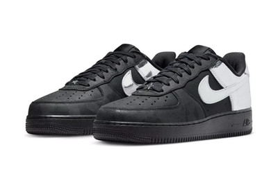 Nike Air Force 1 Low Retro 'Black Chrome' Men s Size US 9.5 Casual Sneakers New 