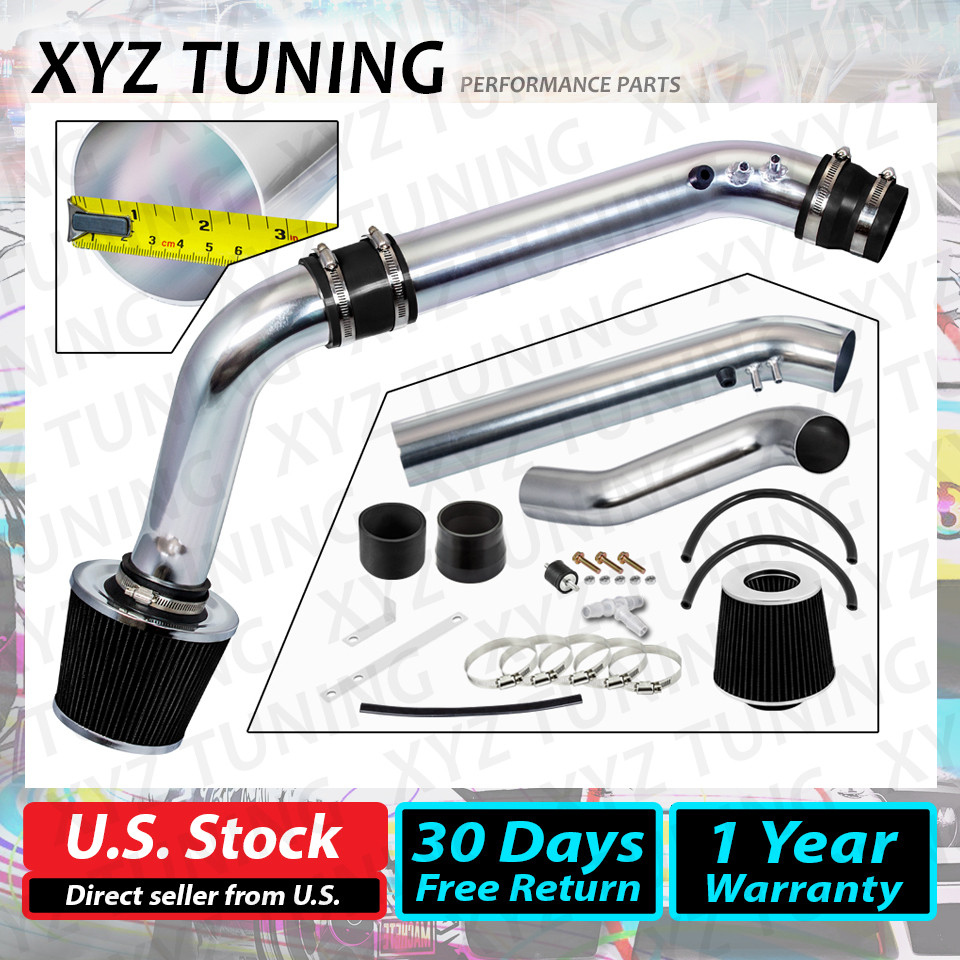2.75" BLACK Cold Air Intake Induction Kit + Filter For 99-00 Civic HX/EX/Si 1.6L