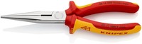 Knipex 26 16 200 Flachrundzange 200 Mm Gerade Vde Isoliert Verchromt Spitzzange