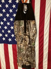 Habit Mirror Pond Stretch  Real Tree Camo Insulated Waterproof Bibs X-Large NWT
