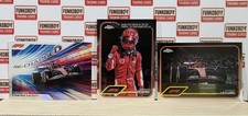 2024 Topps Chrome F1 Charles Leclerc Ferrari 3-Cards- Las Vegas GP + Re-Charged