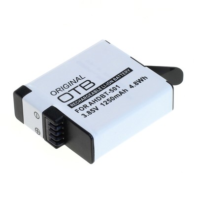Akku für AABAT-001 - GoPro Hero8 Black 1250mAh Kamera Ersatz Batterie Accu