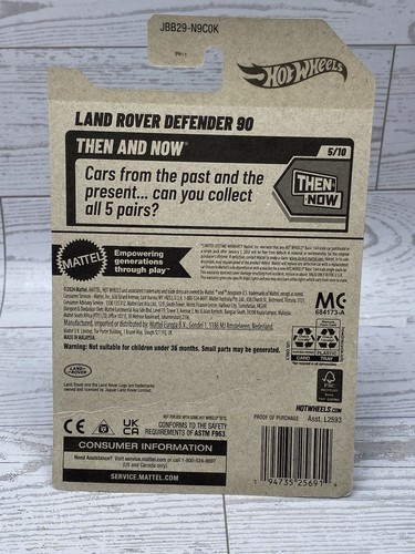 Custom Hot Wheels Land Rover Defender 90 w/ Real Riders Wheel Swap Box Ships - Picture 6 of 18