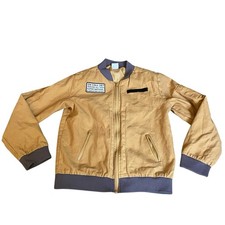 Ghostbusters Venkman Spirit Halloween Jacket Kids Large Tan Kids Costume Zipper