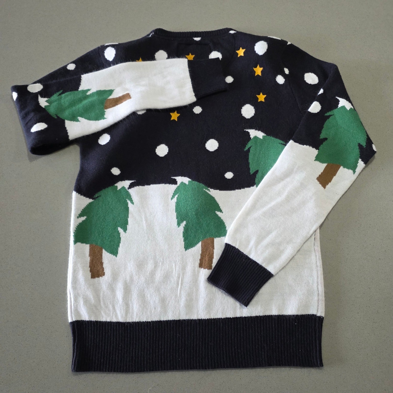 Runway Blvd Rude-Dolf Reindeer Beer Ugly Christmas Sweater Mens Large Black image 10