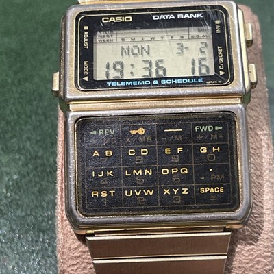 Casio DBC-600G Telemo Schedule Databank Calculator Watch - Vintage & Super rare!