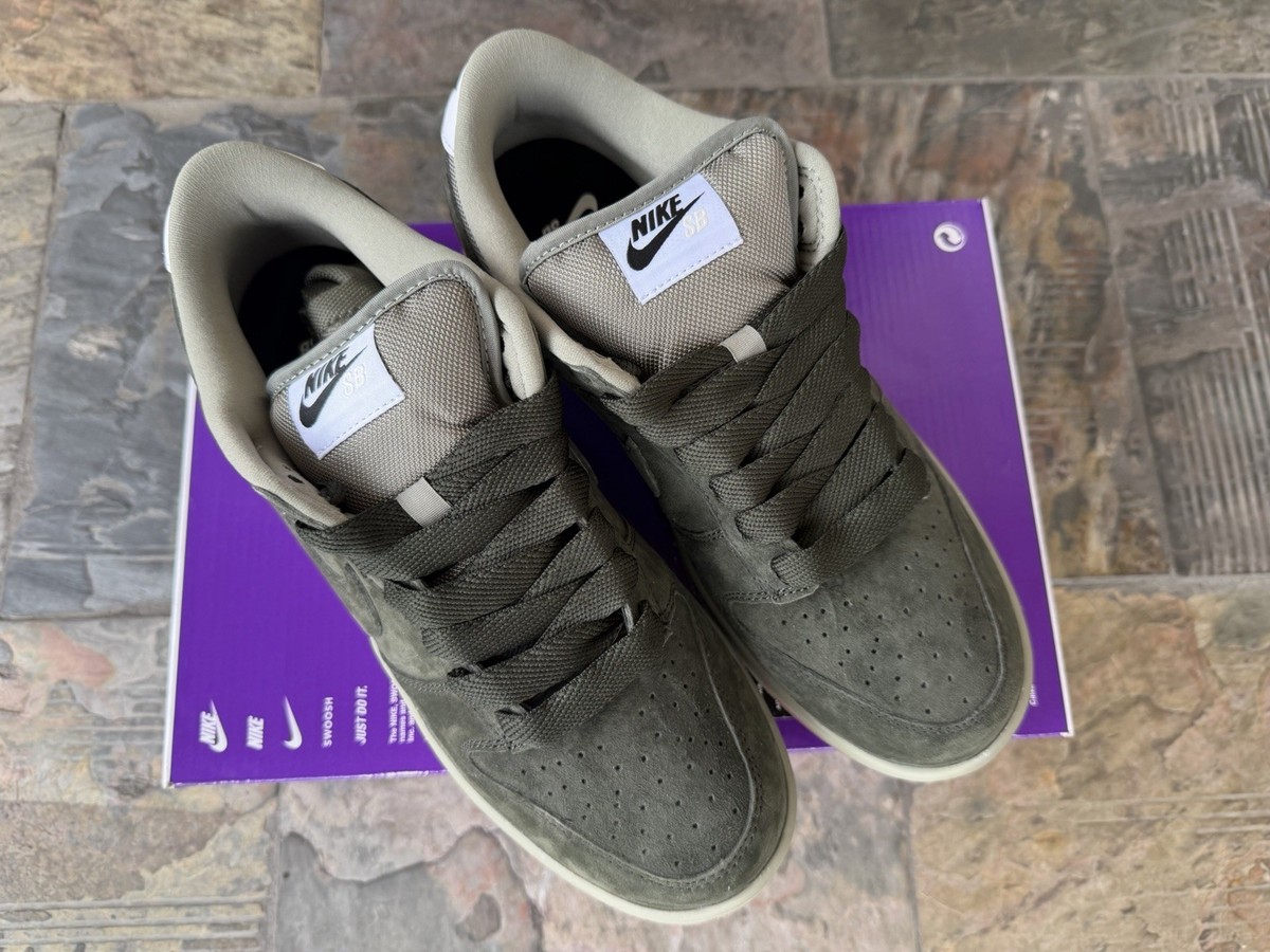 Size 9.5 - Nike Dunk SB Pro B Low Sequoia HJ0367-301 Box No Lids