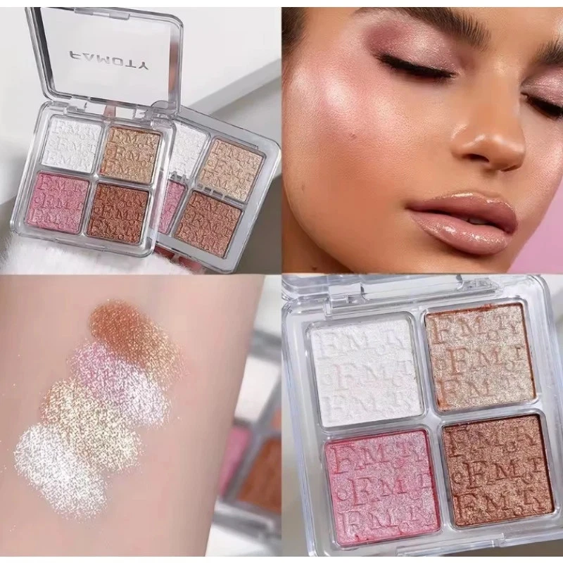 Gesichts Highlighter Palette Illuminator wasserfest schimmernd glitzernd - Bild 4 von 4