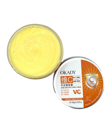 OKADY Vitamin C Hand and Foot Crack Repair Cream   3.53 fl.oz