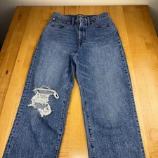 Madewell The Perfect Vintage Denman Wash Distressed Jeans Women's Size 28