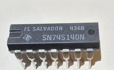 Texas Instruments SN74S140N  Logic 74S Series IC Integrated Circuits (Lot of 5)