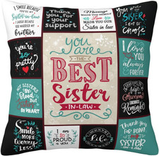 Sister in Law Birthday Gifts - Best for Teal -Sister In-Law