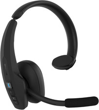 Blueparrott Pro B450 Mono Bluetooth Wireless Headphone 98 Noise Cancellation