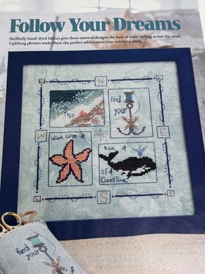 Follow Your Dreams Counted Cross Stitch Pattern Magazine Pages