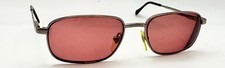 Vintage Sferoflex 2086 268 Gunmetal Oval Metal Sunglasses FRAMES ONLY Italy