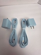 20W PHONE CHARGER WITH IPHONE CABLE BLUE 2 PACK BRAND NEW LOT OF 3