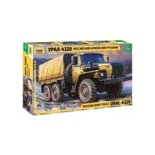 Modello Zvezda 1/35 Ural-4320, Camion Militare Russo 6x6 Dettagliato Con 357 Piè