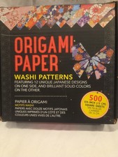 Origami Paper 500 Sheets Japanese Washi Patterns 6" 15 Cm : Double-Sided
