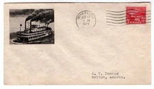 #681 Ohio River 1929 FDC - Planty #10B Buchanan Wheeling WV