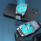 Universal Mobile Phone Radiator Cell Phone Cooler Portable Cooling Fan - Silver