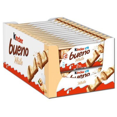 (20,98 /1kg) Ferrero Kinder Bueno White, Riegel, Schokolade 30 Stück