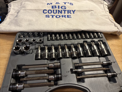 Matco Tools Silver Eagle 41 Pcs Socket Bit Driver Set SBS41SE