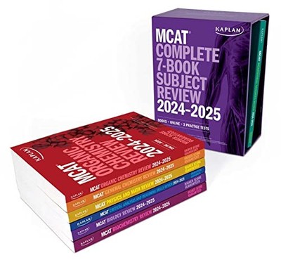 MCAT Complete 7-Book Subject Review 2024-2025, Set Includes Books, Online Pr...