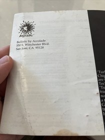 Turrican (TurboGrafx-16, 1991), TG16 Case, Manual, Sleeve & Hu Card Tested!