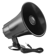 5 Inch Pyle PA Horn Speaker 15 Watts RMS 112dB Adjustable Bracket Indoor Outdoor