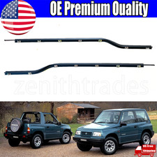 2pcs Door Belt Weatherstrip For Suzuki Vitara Se416 2d Escudo Sidekick 1988-1998