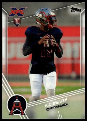 2020 Topps XFL #123 P.J. Walker