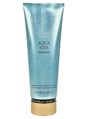 VICTORIA S SECRET AQUA KISS SHIMMER FRAGRANCE BODY LOTION CREAM 8 oz New
