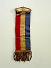 Antique GAR Reversible Funeral Ribbon Richard Lanning Post 69 - Coshocton, OH