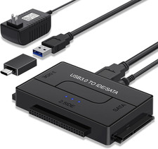 USB 3.0 to SATA IDE Hard Drive Reader, YINNCEEN External Hard Drive Ultra Recove