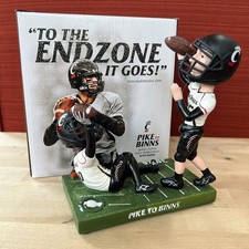 Cincinnati Bearcats FB Tony Pike To Armon Binns Bobblehead w/Audio -NEW in BOX-