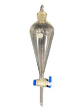 PYREX 250mL Squibb Separatory Funnel w/ Stopcock #22 Stopper Neck 6402-250